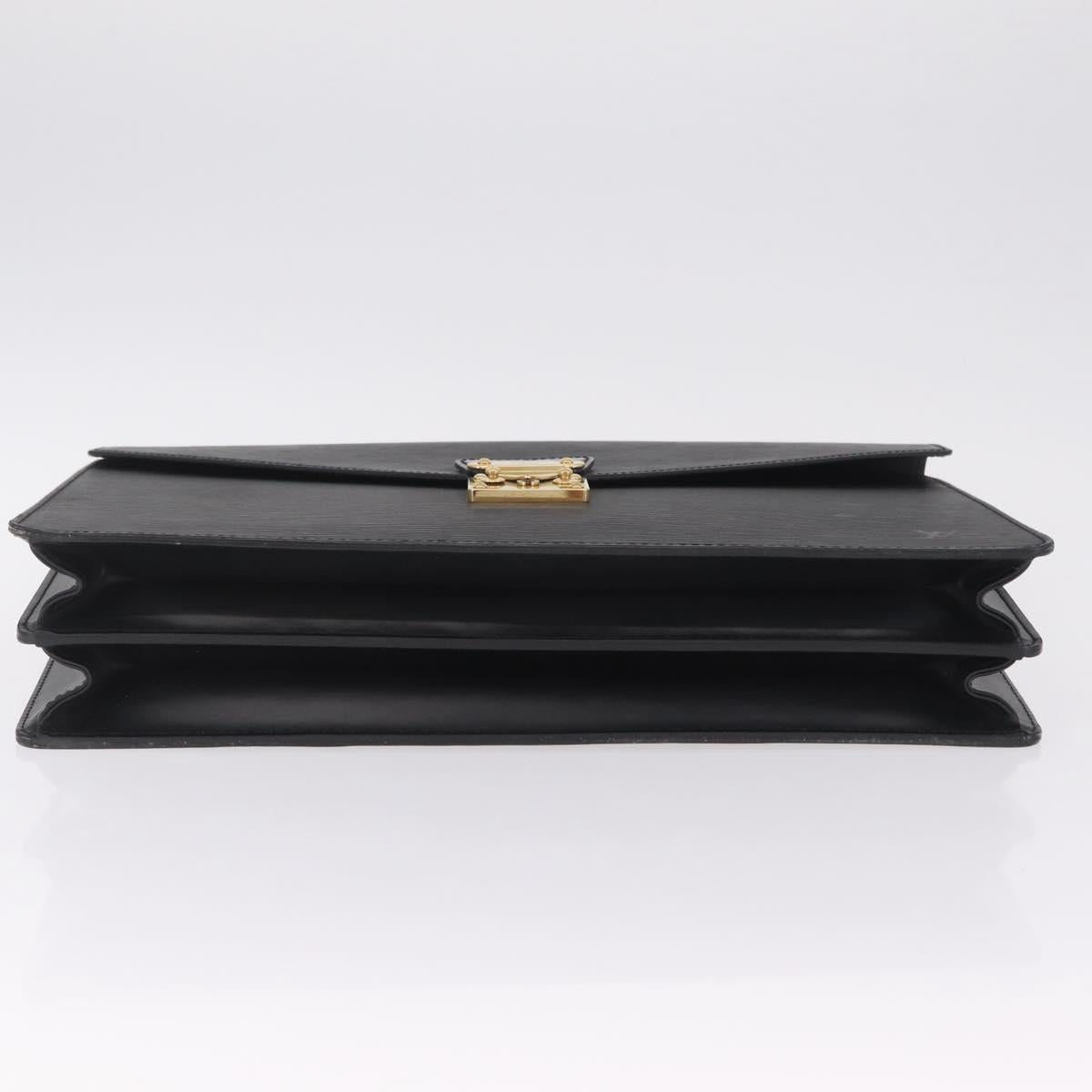 LOUIS VUITTON Epi Serviette Conseiller Briefcase Black M54422 LV Auth ep17021A