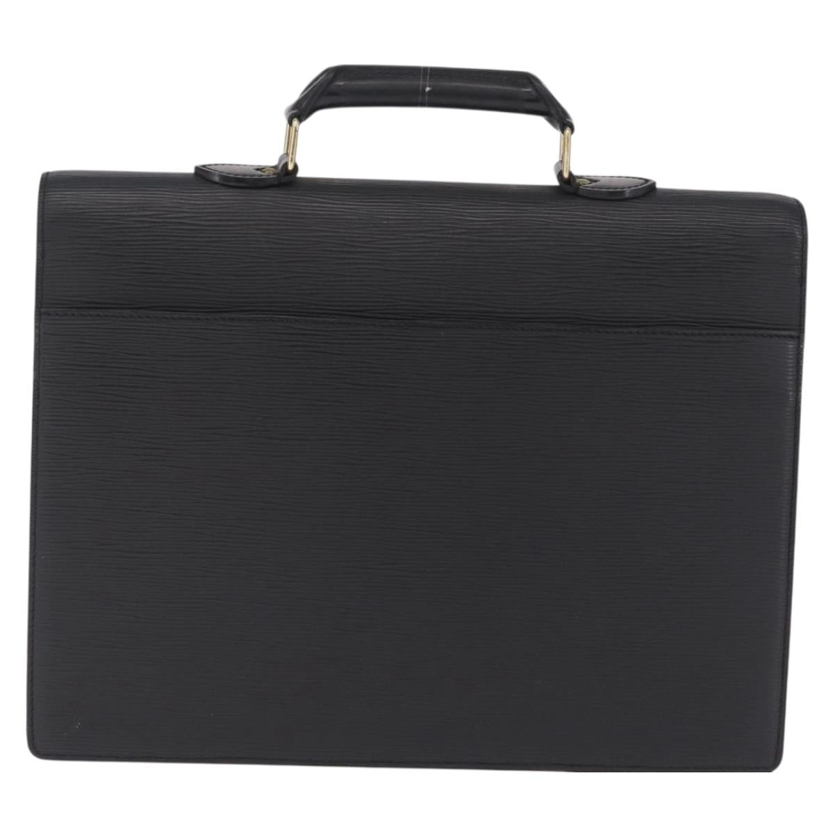 LOUIS VUITTON Epi Serviette Conseiller Briefcase Black M54422 LV Auth ep17021A