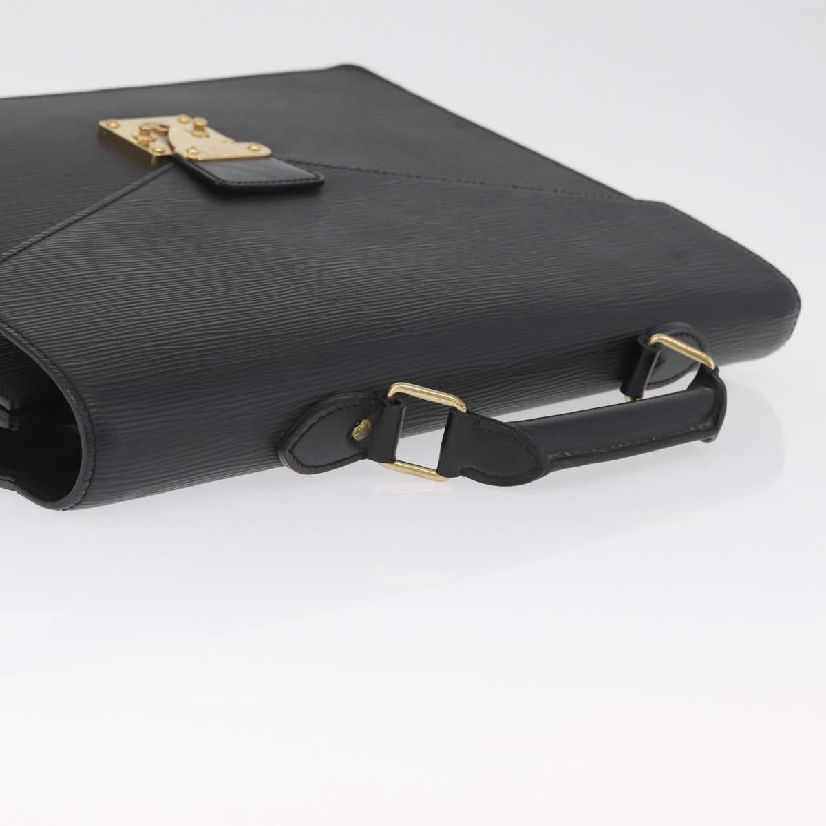 LOUIS VUITTON Epi Serviette Conseiller Briefcase Black M54422 LV Auth ep17021A