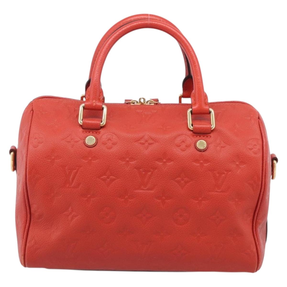 LOUIS VUITTON Monogram Empreinte Speedy Bandouliere 25 Slys M42399 Auth ep17022V