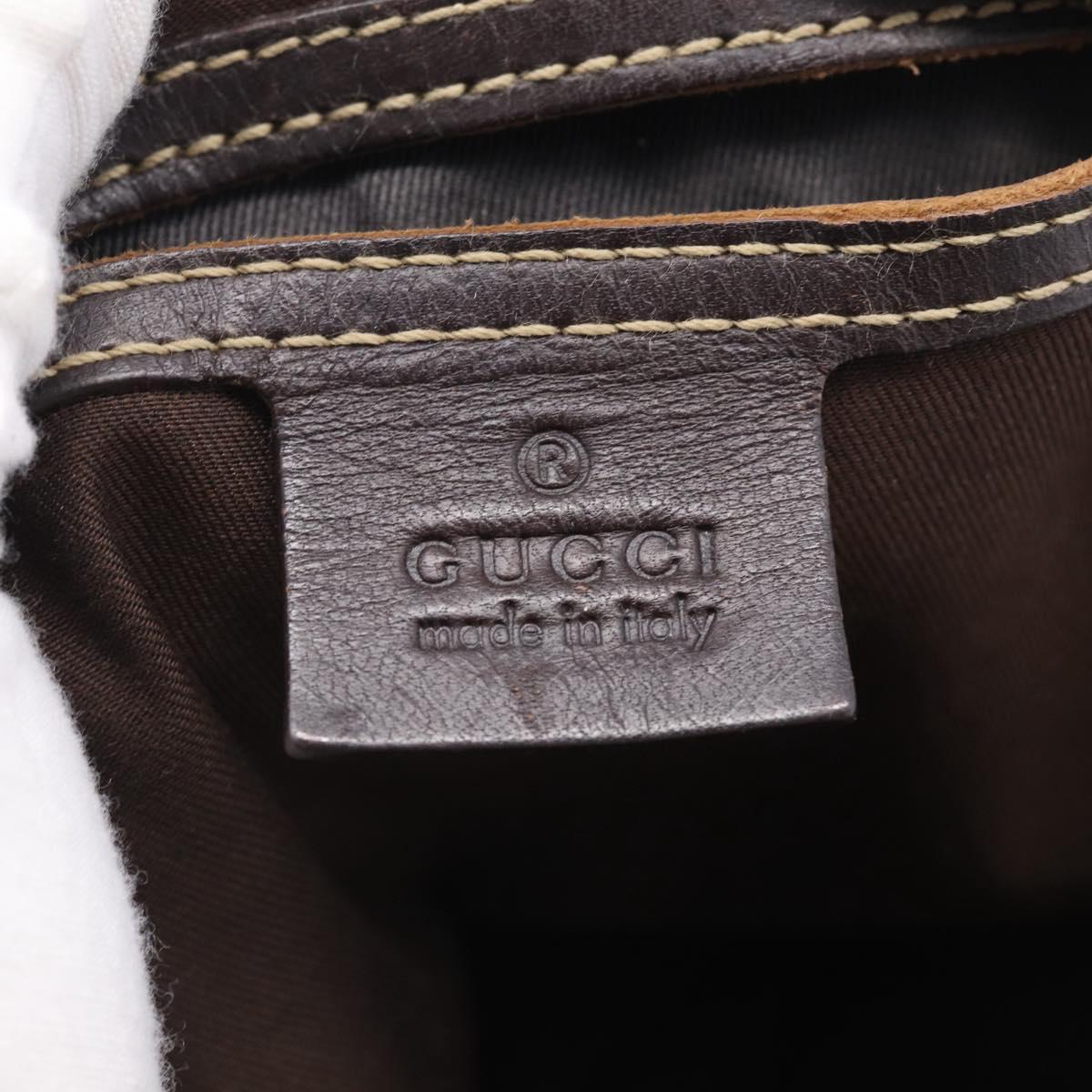GUCCI GG Supreme Shoulder Bag PVC Beige Gold Tone 233268 Auth ep17025
