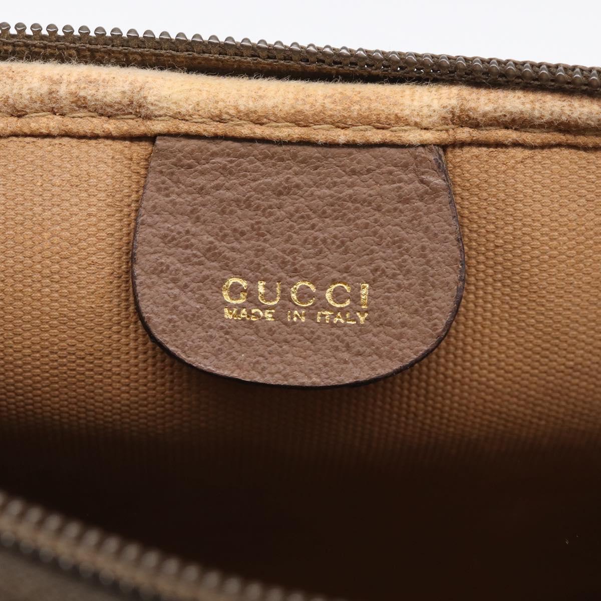 GUCCI GG Supreme Shoulder Bag PVC Beige Gold Tone 007 14 6428 Auth ep17030