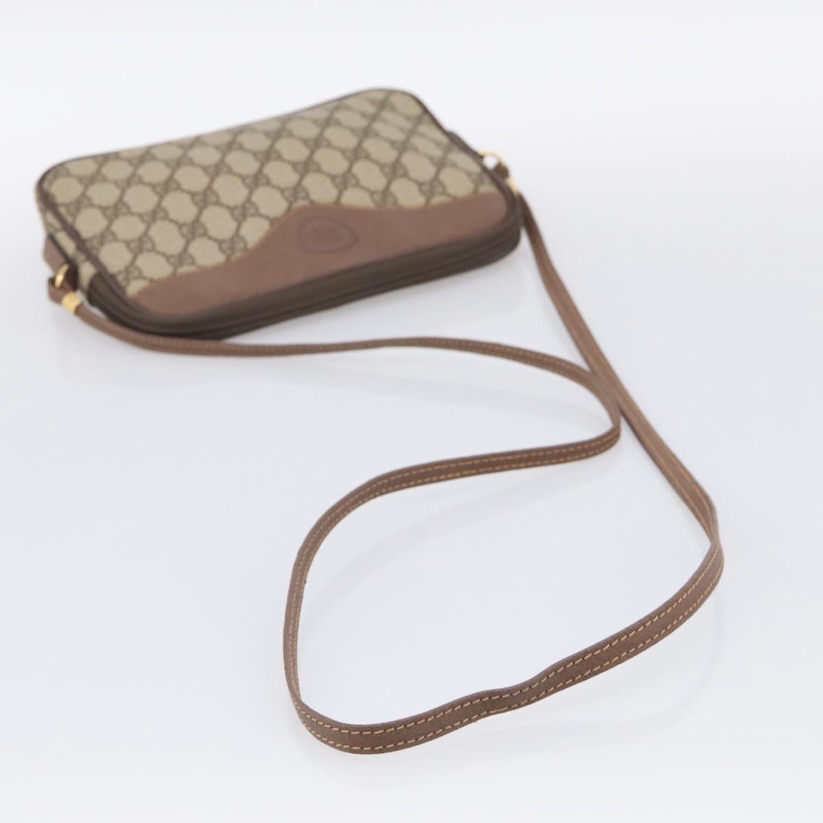 GUCCI GG Supreme Shoulder Bag PVC Beige Gold Tone 007 14 6428 Auth ep17030