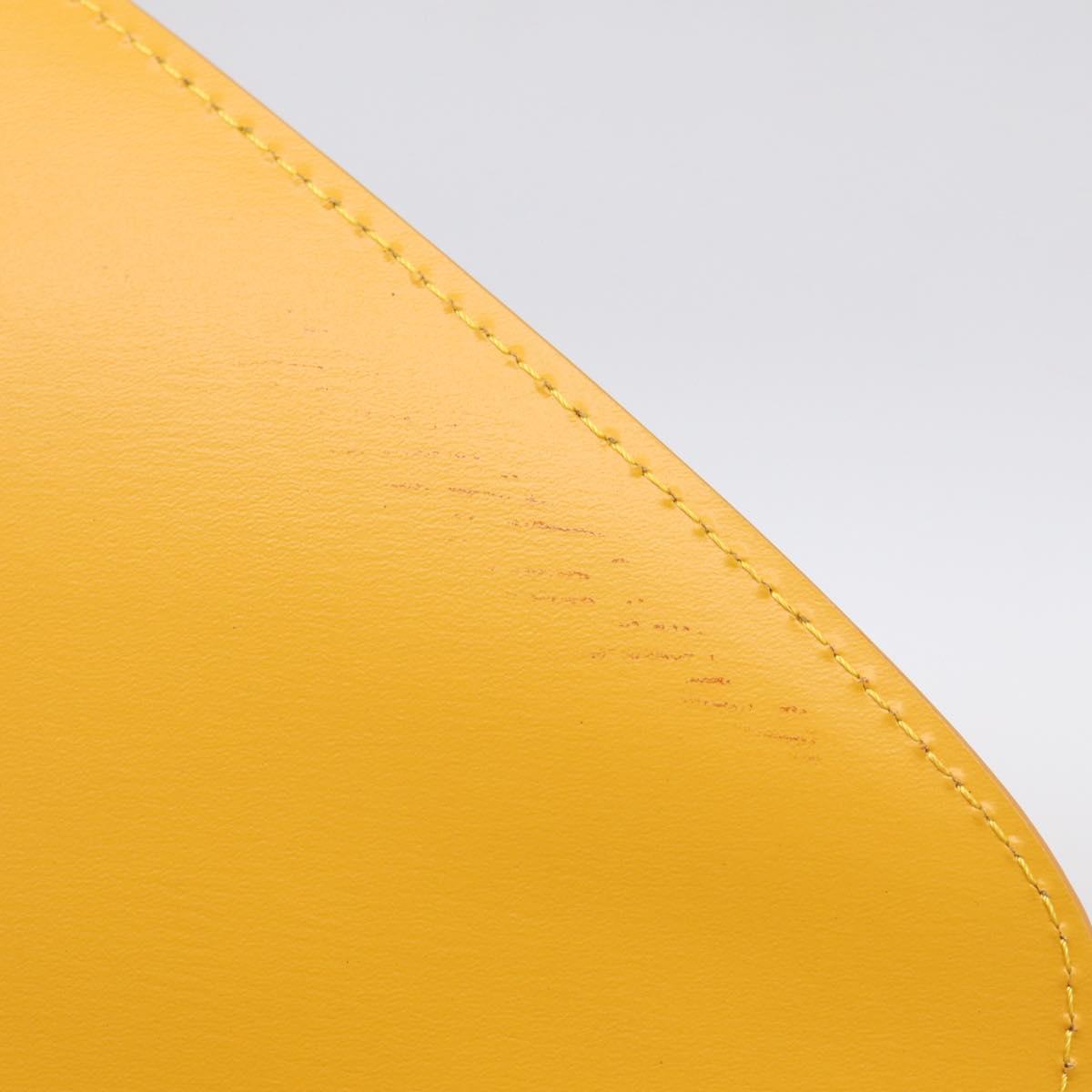 LOUIS VUITTON Epi Art Deco Clutch Bag Yellow M52639 LV Auth ep17031A