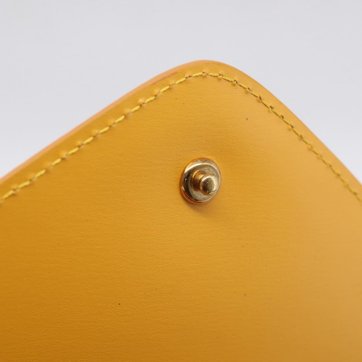 LOUIS VUITTON Epi Art Deco Clutch Bag Yellow M52639 LV Auth ep17031A