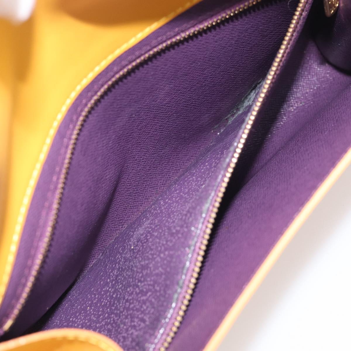 LOUIS VUITTON Epi Art Deco Clutch Bag Yellow M52639 LV Auth ep17031A