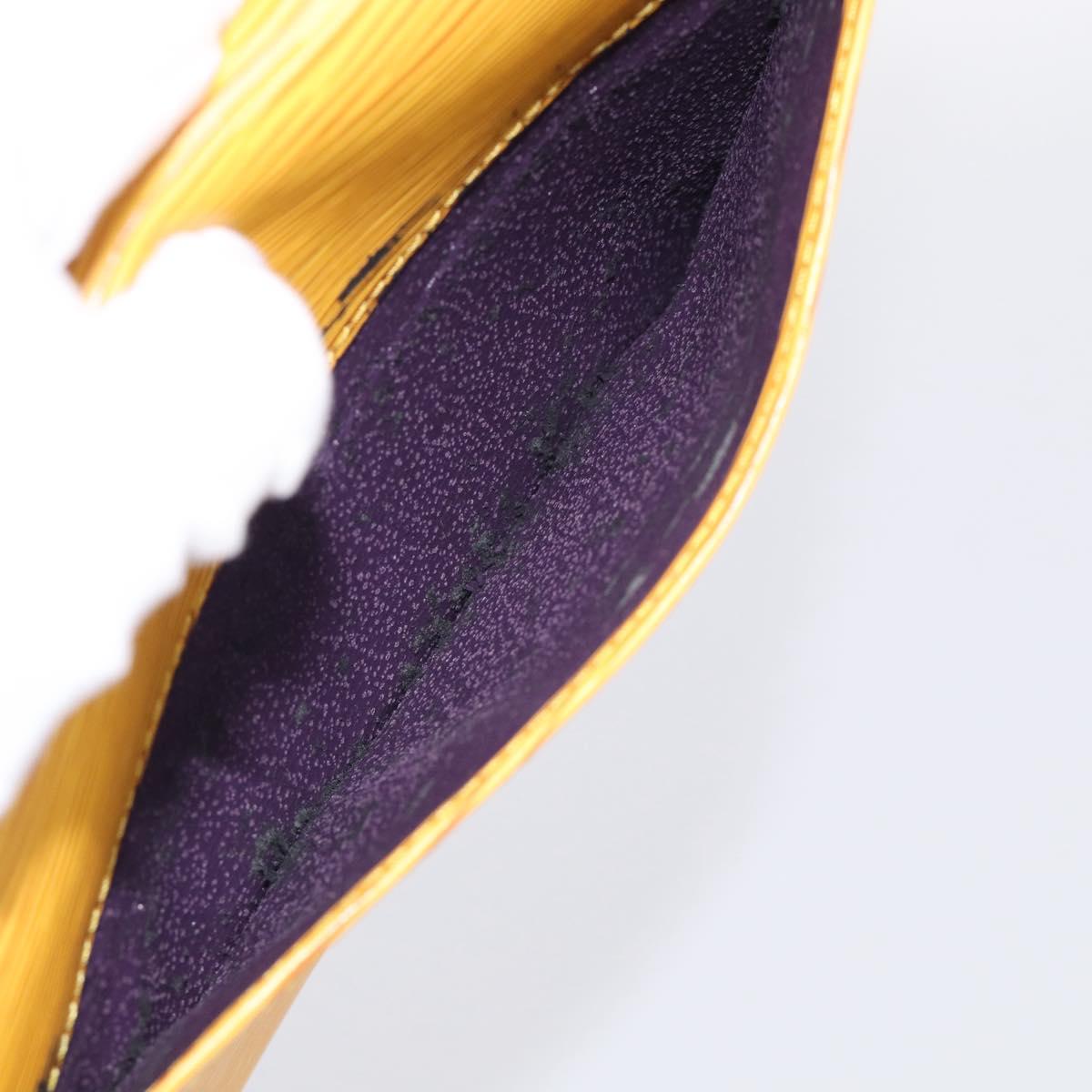 LOUIS VUITTON Epi Art Deco Clutch Bag Yellow M52639 LV Auth ep17031A