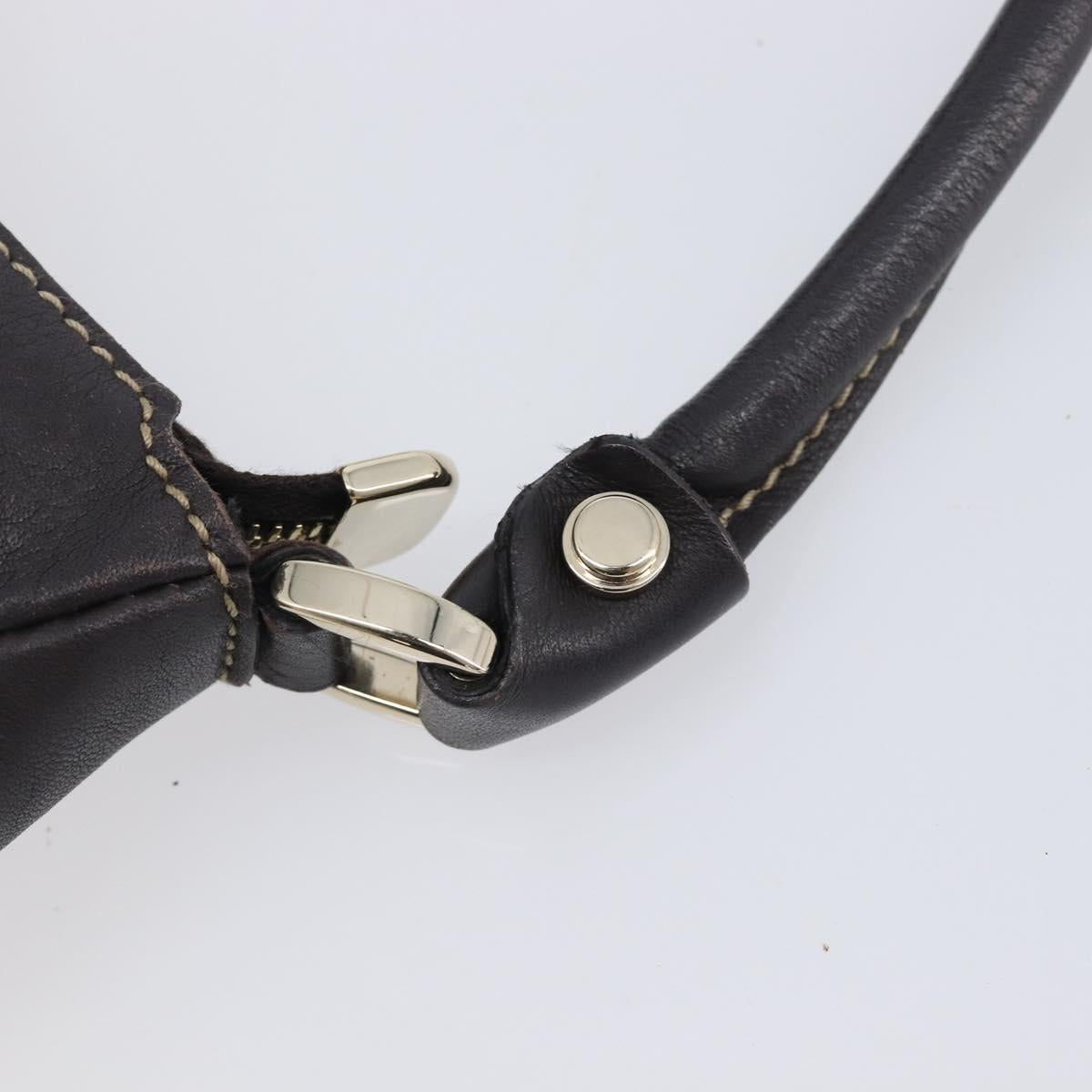 GUCCI GG Canvas Abbey Tote Bag Beige Gold Tone 189833 Auth ep17040A