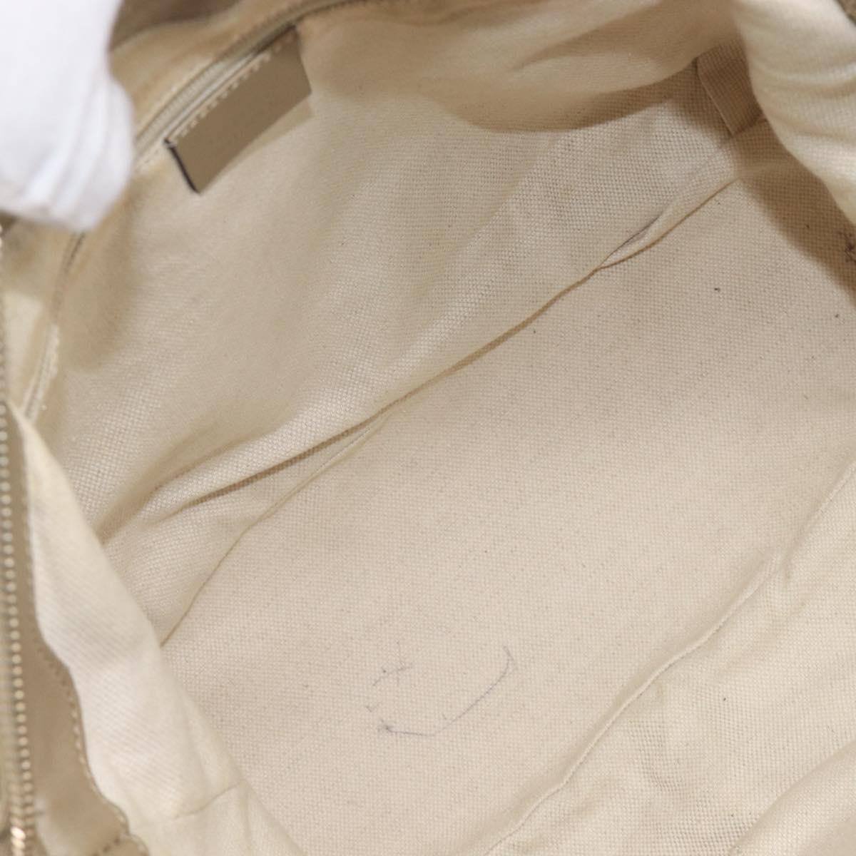 GUCCI GG Canvas Sukey Hand Bag 2way Beige Gold Tone 247902 Auth ep17045