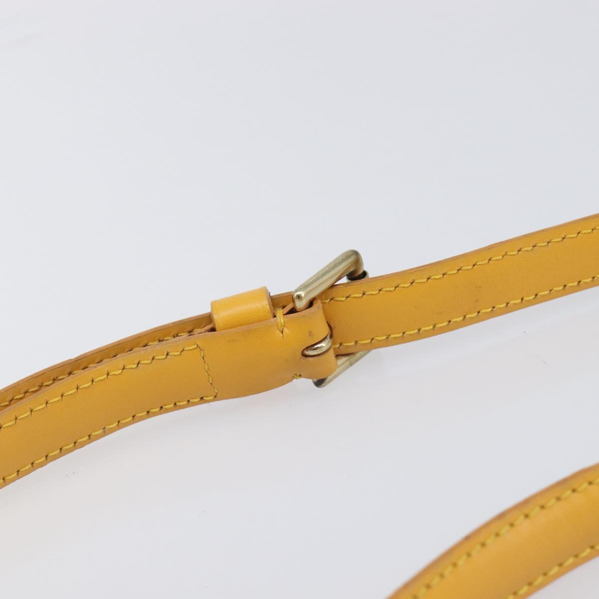 LOUIS VUITTON Epi Saint Cloud PM Shoulder Bag Yellow M52219 LV Auth ep17048A
