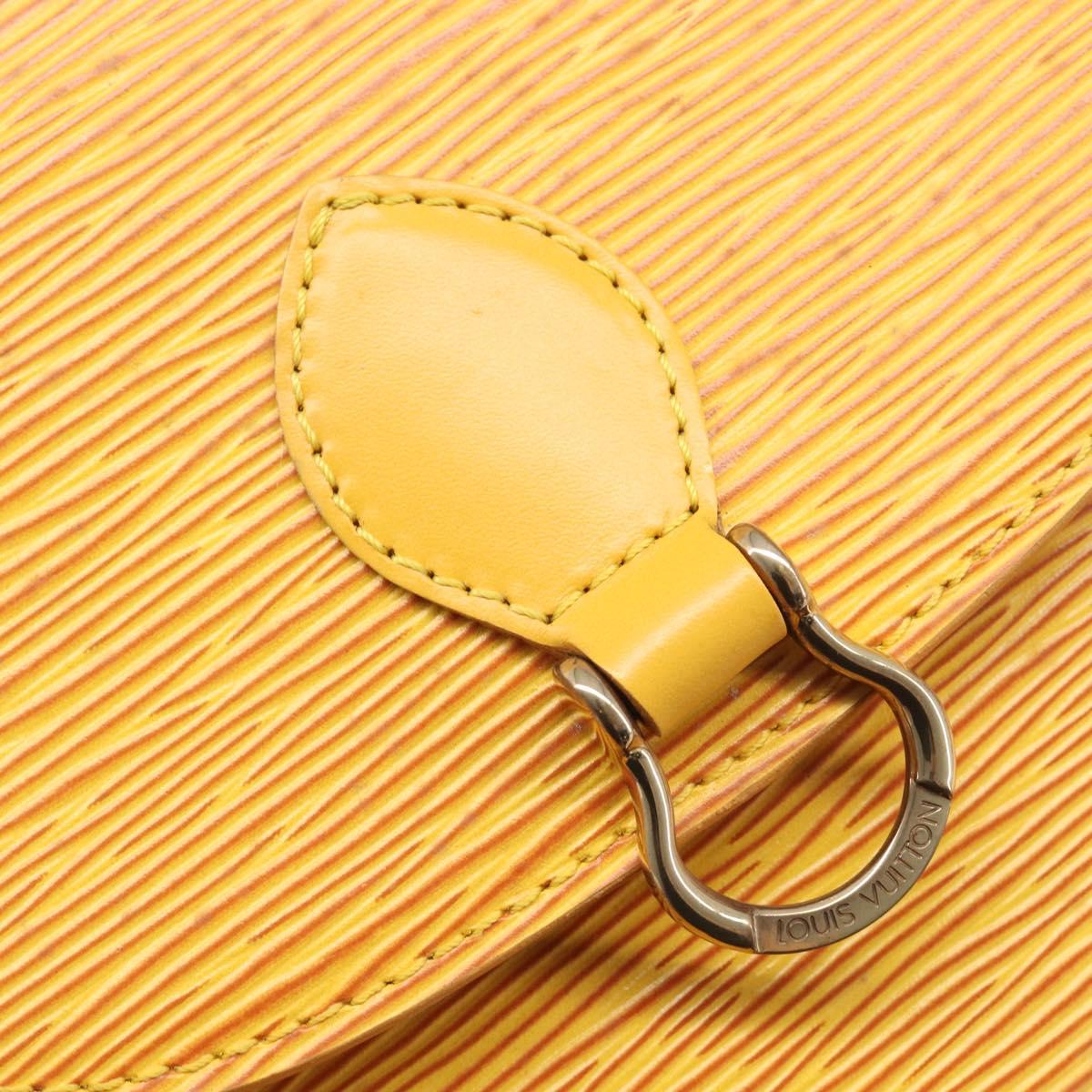 LOUIS VUITTON Epi Saint Cloud PM Shoulder Bag Yellow M52219 LV Auth ep17048A