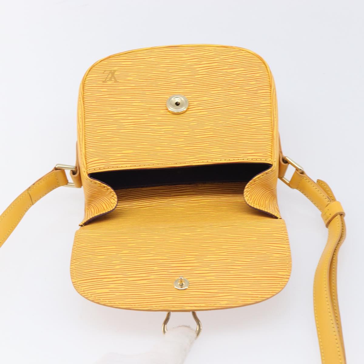 LOUIS VUITTON Epi Saint Cloud PM Shoulder Bag Yellow M52219 LV Auth ep17048A