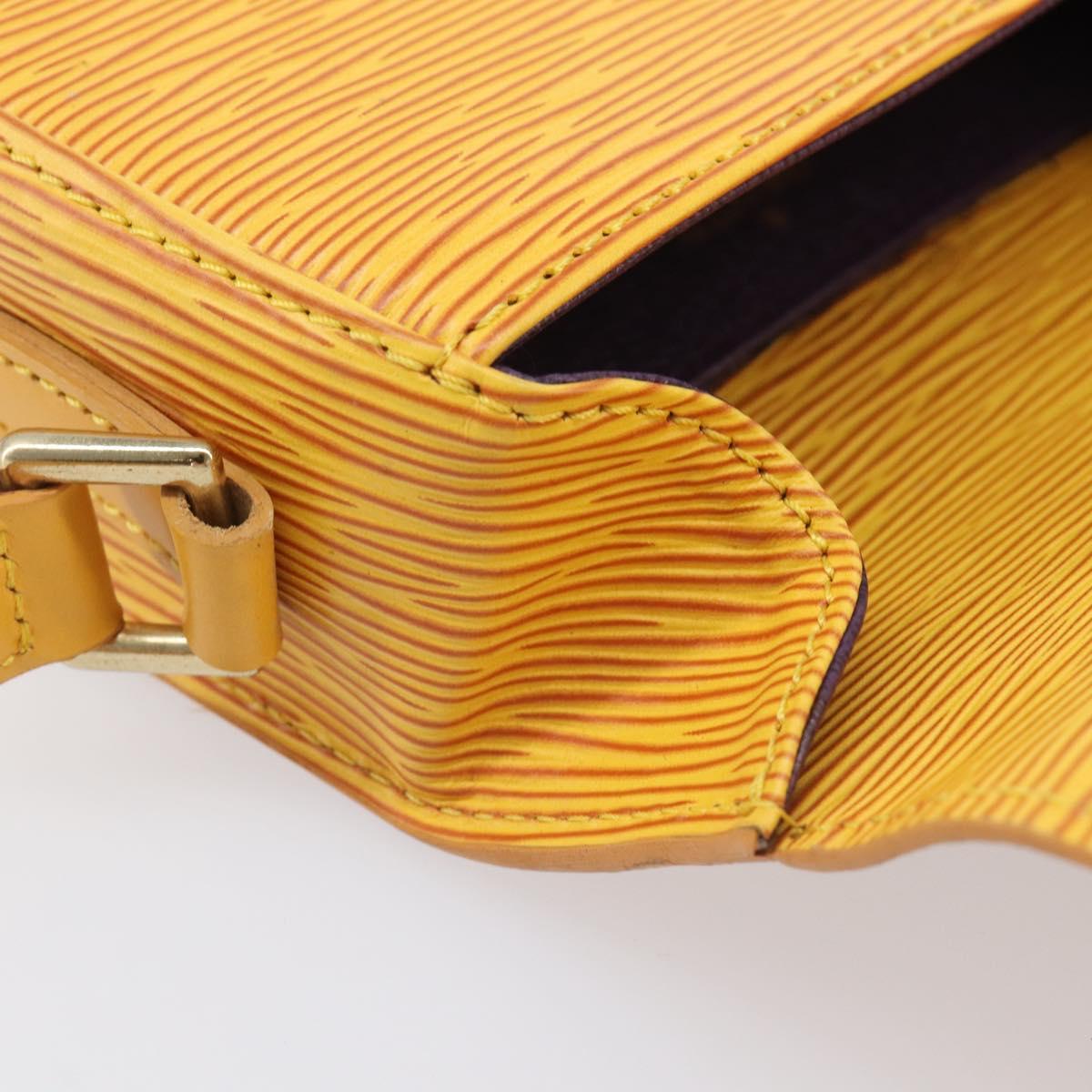 LOUIS VUITTON Epi Saint Cloud PM Shoulder Bag Yellow M52219 LV Auth ep17048A