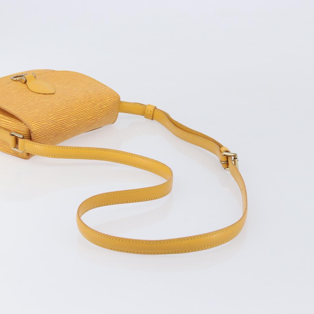 LOUIS VUITTON Epi Saint Cloud PM Shoulder Bag Yellow M52219 LV Auth ep17048A