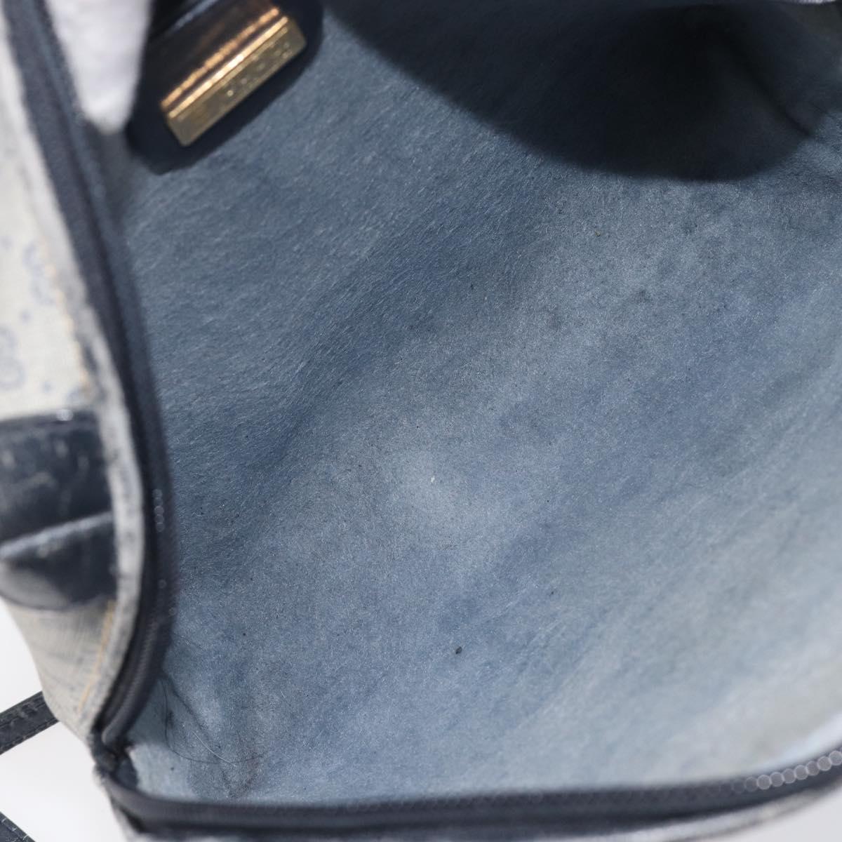 GUCCI Micro GG Shoulder Bag PVC Navy Gold Tone 007 115 0093 Auth ep17052