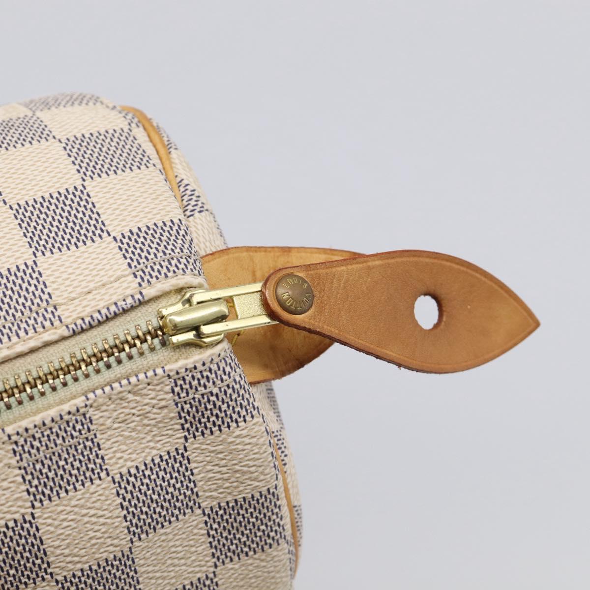 LOUIS VUITTON Damier Azur Speedy 25 Hand Bag N41534 LV Auth ep17053A