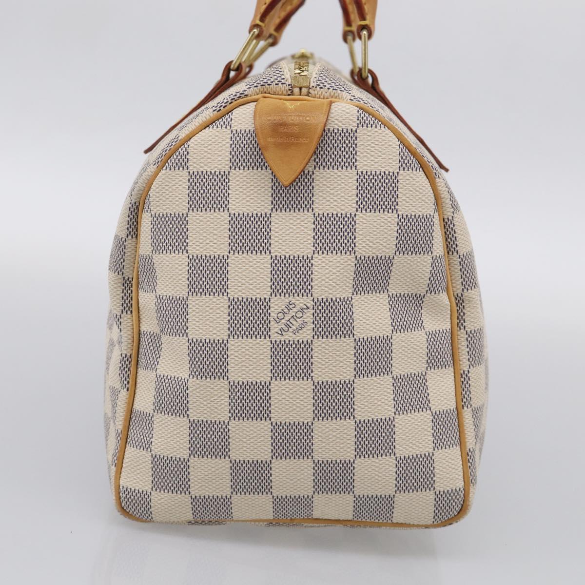 LOUIS VUITTON Damier Azur Speedy 25 Hand Bag N41534 LV Auth ep17053A