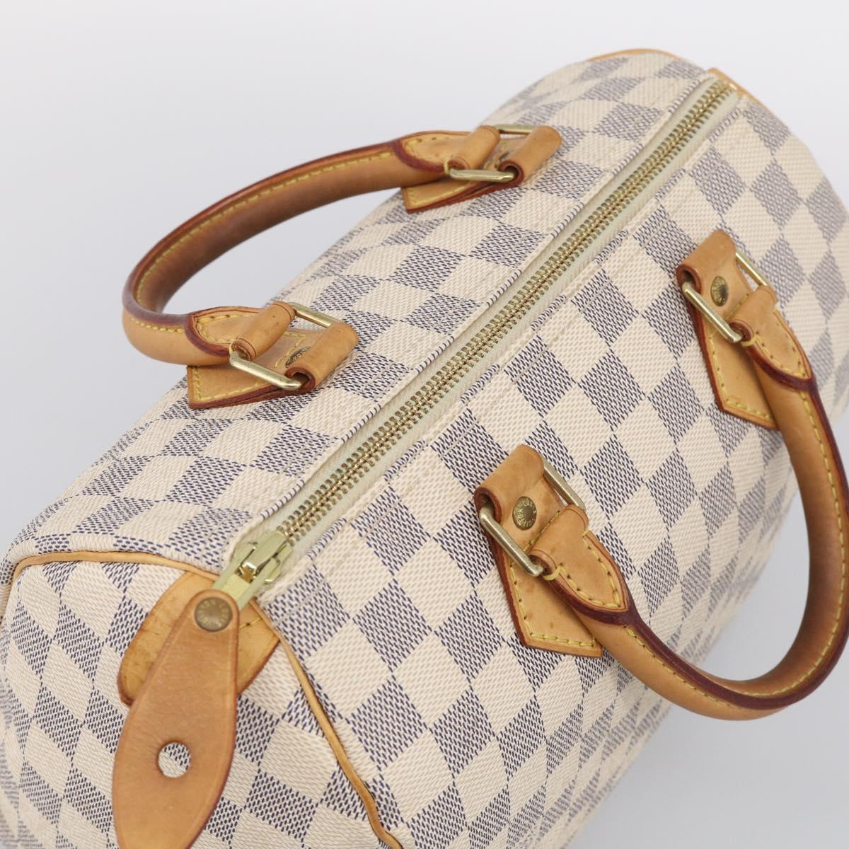 LOUIS VUITTON Damier Azur Speedy 25 Hand Bag N41534 LV Auth ep17053A