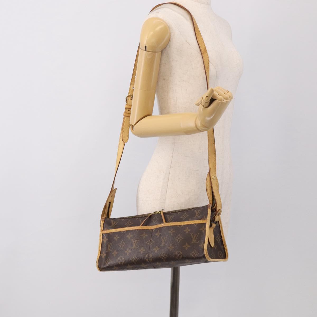 LOUIS VUITTON Monogram Popincourt Long Shoulder Bag M40008 LV Auth ep17056