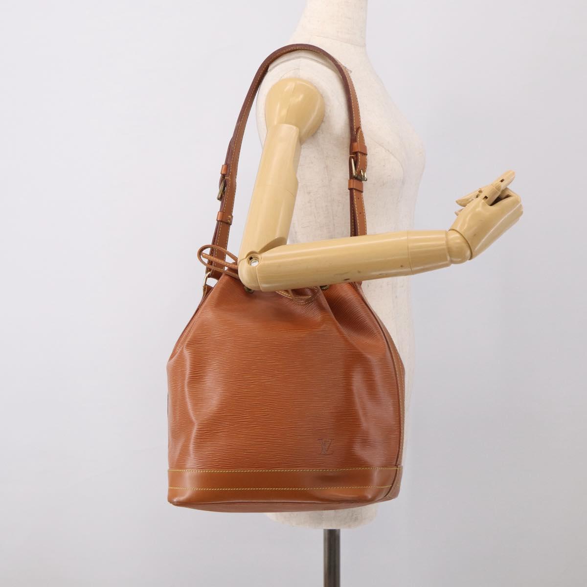 LOUIS VUITTON Epi Noe Shoulder Bag Brown M44008 LV Auth ep17065