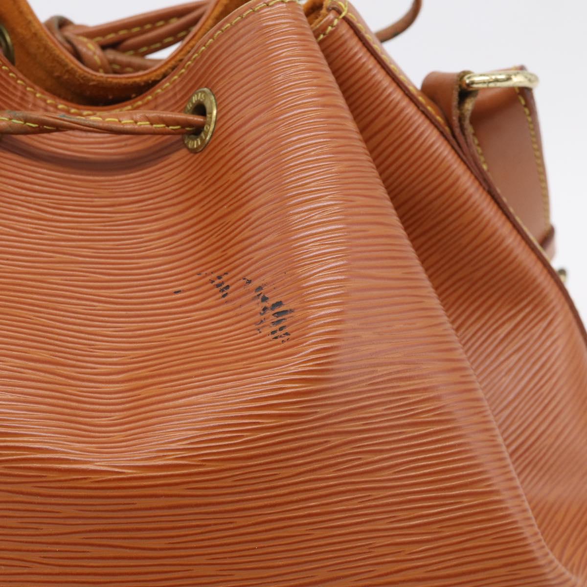 LOUIS VUITTON Epi Noe Shoulder Bag Brown M44008 LV Auth ep17065