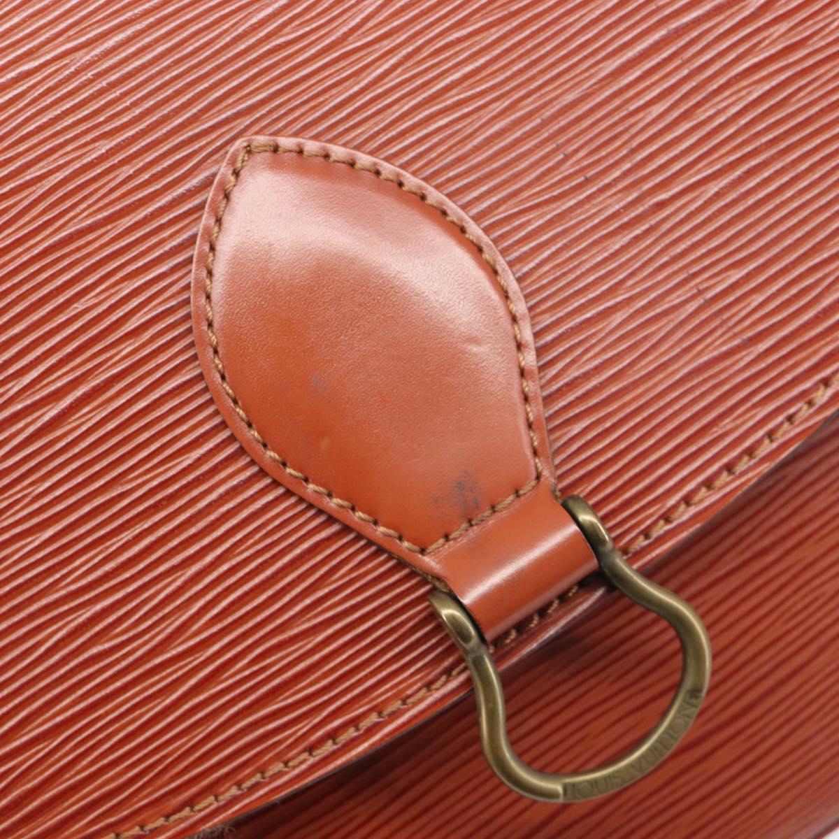 LOUIS VUITTON Epi Saint Cloud GM Shoulder Bag Brown M52193 LV Auth ep17067