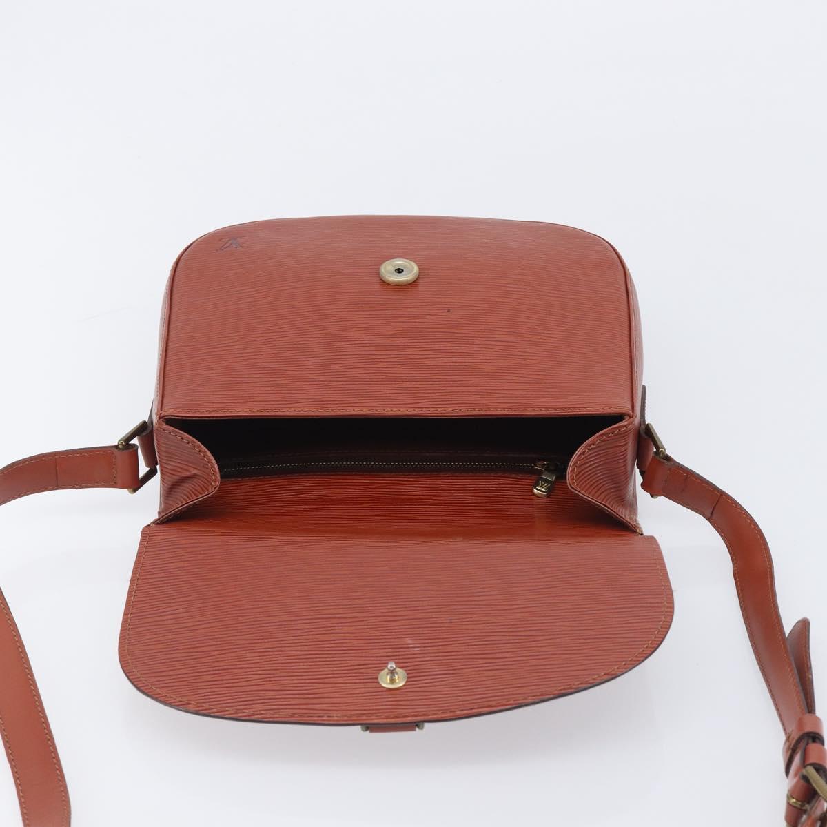 LOUIS VUITTON Epi Saint Cloud GM Shoulder Bag Brown M52193 LV Auth ep17067