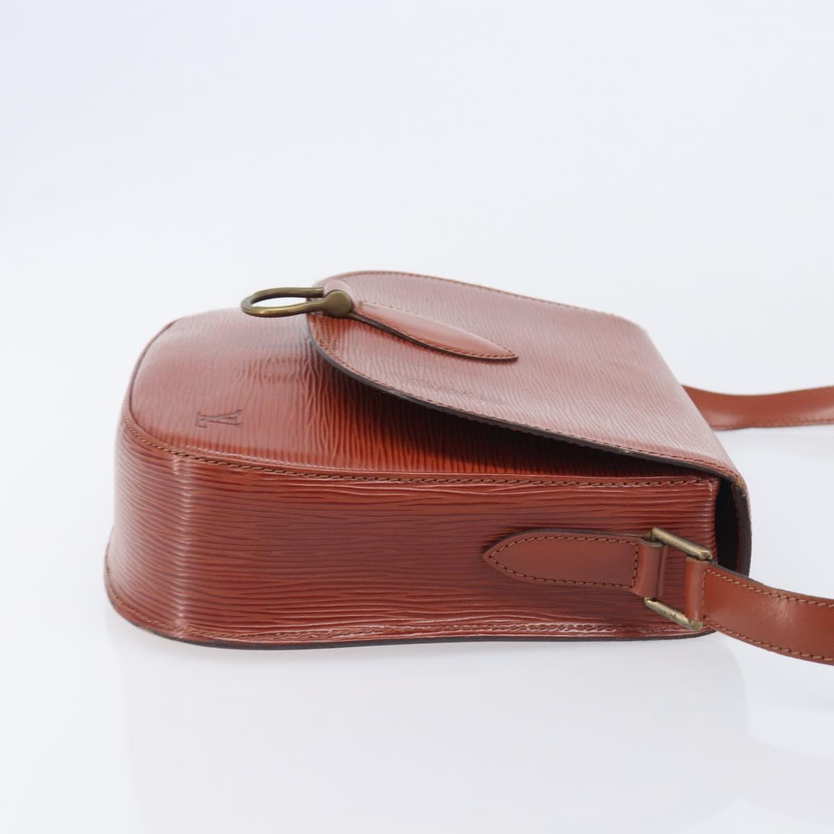 LOUIS VUITTON Epi Saint Cloud GM Shoulder Bag Brown M52193 LV Auth ep17067