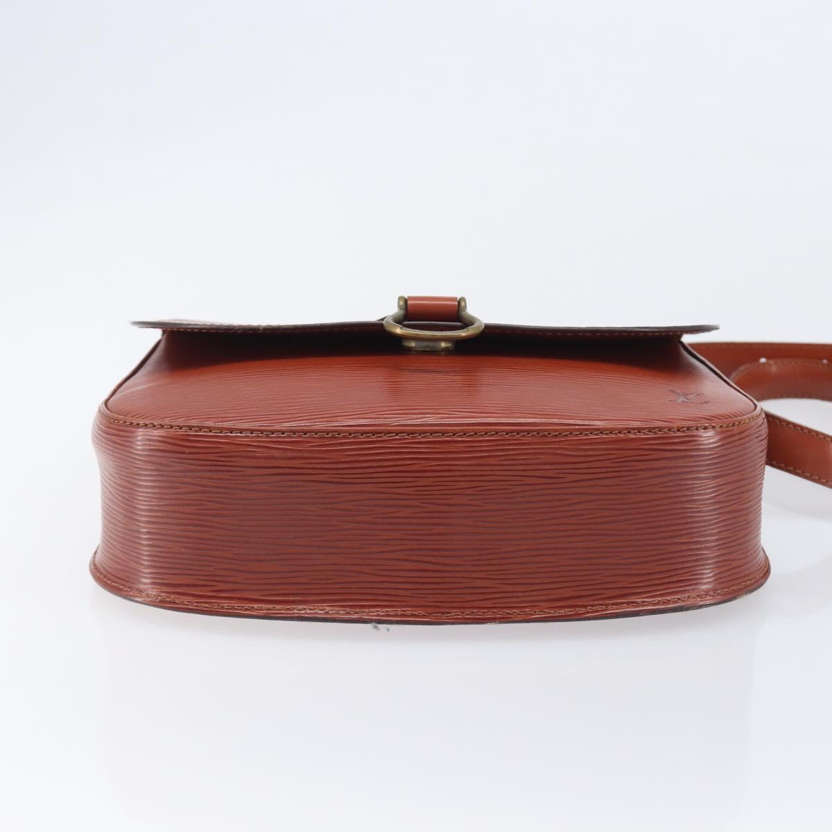 LOUIS VUITTON Epi Saint Cloud GM Shoulder Bag Brown M52193 LV Auth ep17067