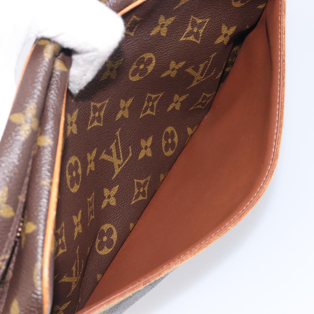LOUIS VUITTON Monogram Compiegne 28 Clutch Bag M51845 LV Auth ep17072