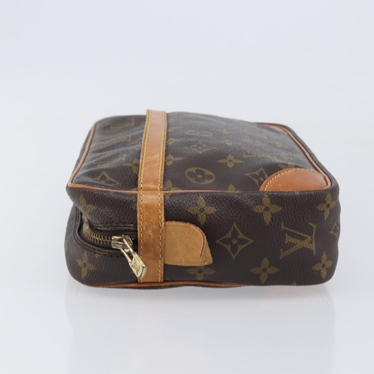 LOUIS VUITTON Monogram Compiegne 28 Clutch Bag M51845 LV Auth ep17072