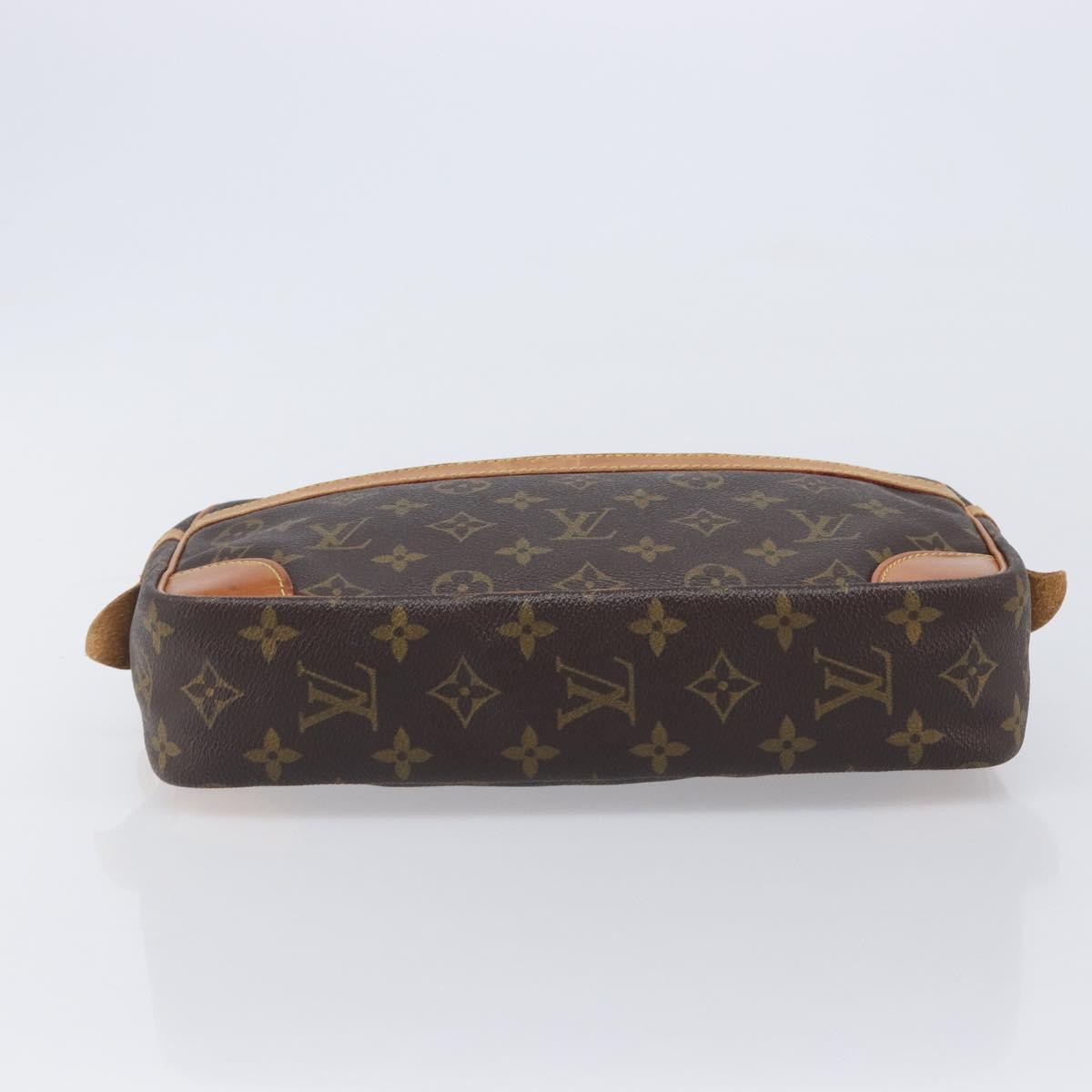 LOUIS VUITTON Monogram Compiegne 28 Clutch Bag M51845 LV Auth ep17072