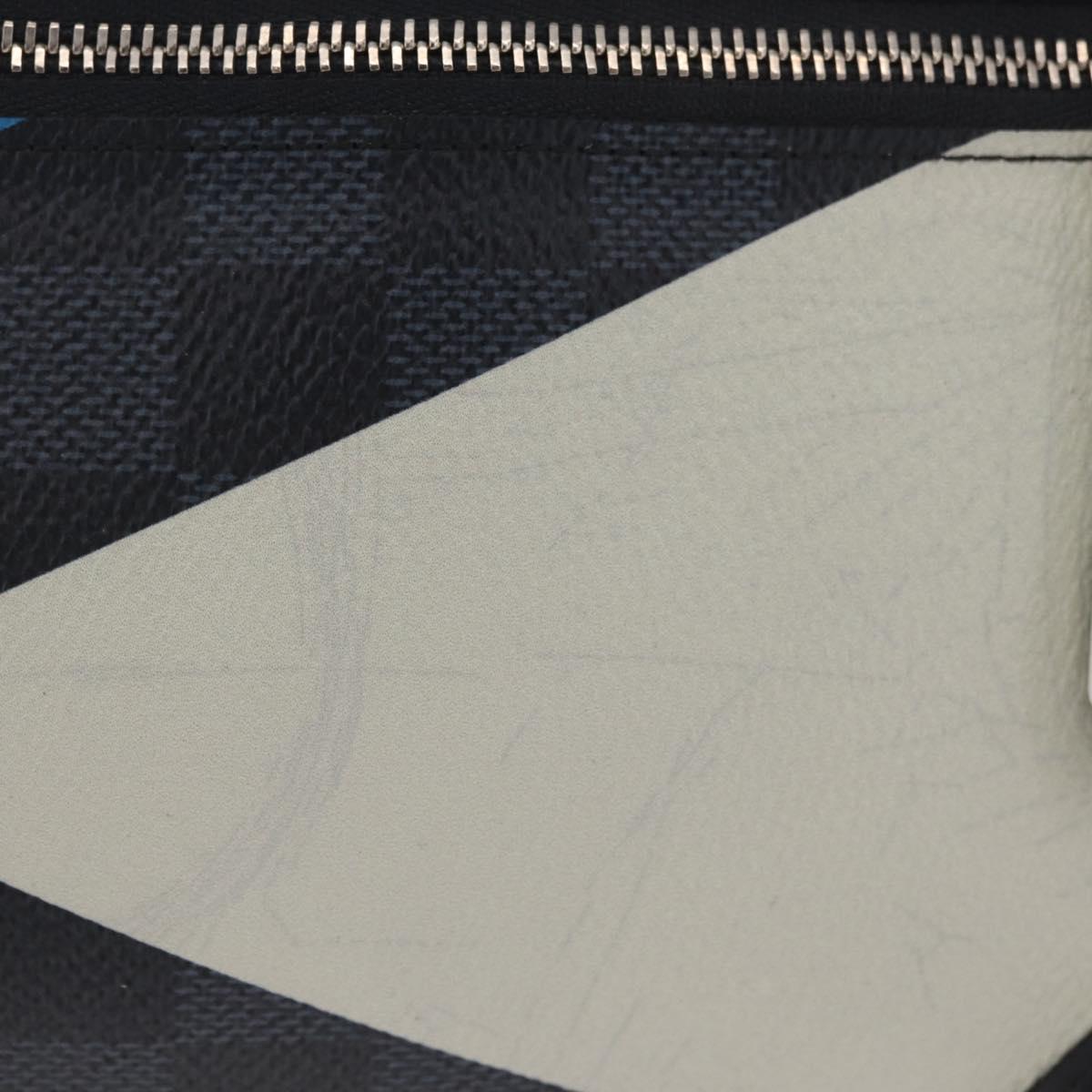 LOUIS VUITTON Damier Cobalt America's Cup Pochette Phone N41630 LV Auth ep17089A
