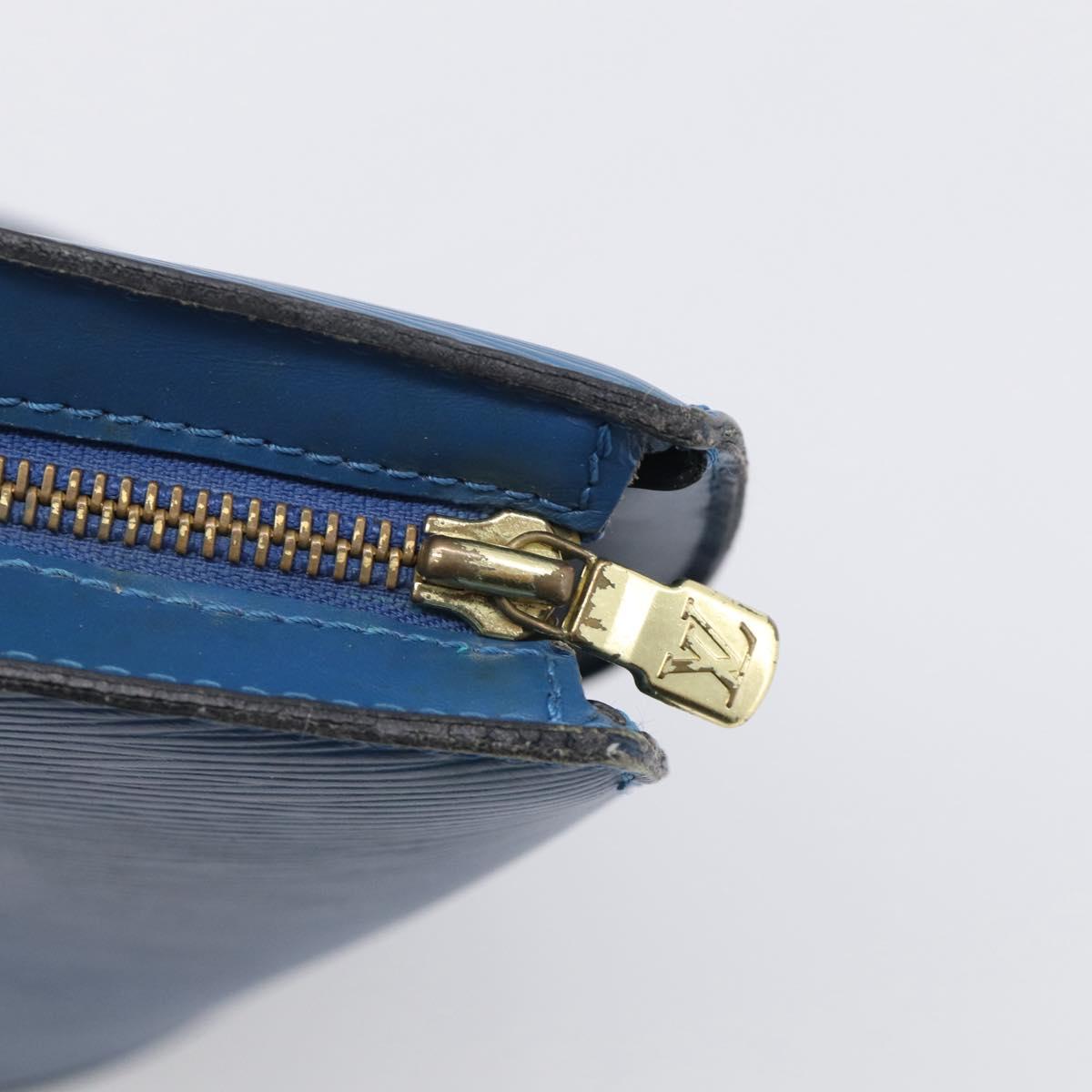 LOUIS VUITTON Epi Saint Jacques Shopping Shoulder Bag Blue M52275 Auth ep17097