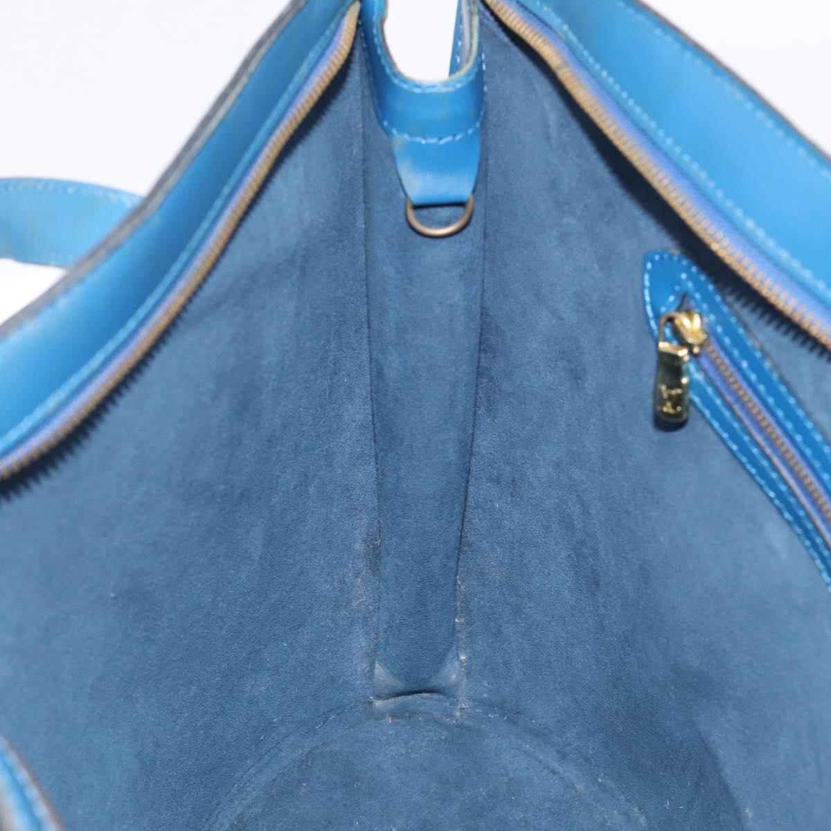 LOUIS VUITTON Epi Saint Jacques Shopping Shoulder Bag Blue M52275 Auth ep17097