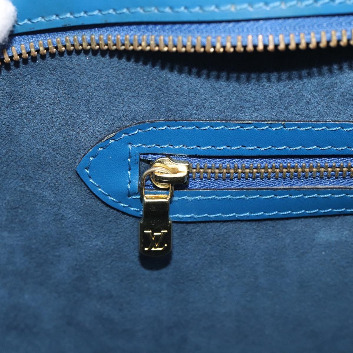 LOUIS VUITTON Epi Saint Jacques Shopping Shoulder Bag Blue M52275 Auth ep17097