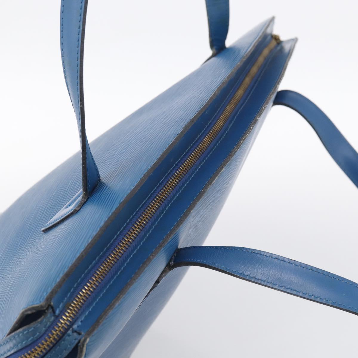 LOUIS VUITTON Epi Saint Jacques Shopping Shoulder Bag Blue M52275 Auth ep17097