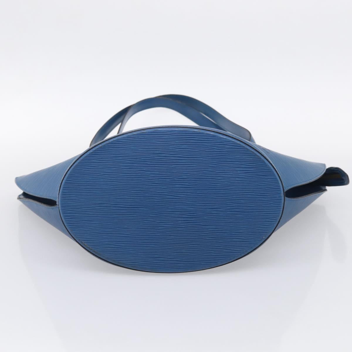LOUIS VUITTON Epi Saint Jacques Shopping Shoulder Bag Blue M52275 Auth ep17097
