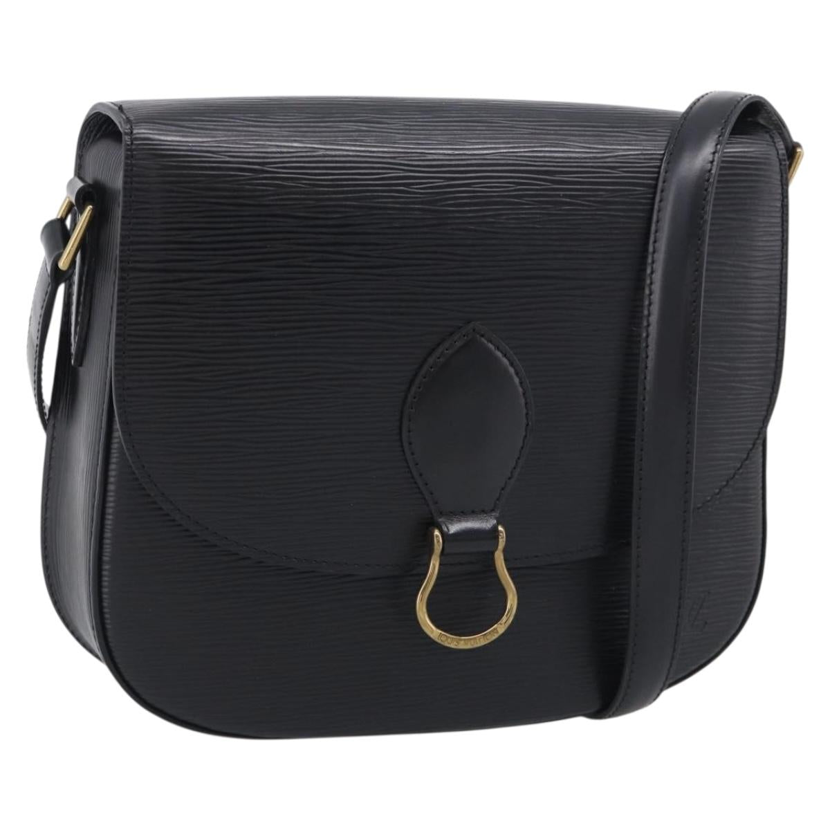 LOUIS VUITTON Epi Saint Cloud GM Shoulder Bag Black M52192 LV Auth ep17103A