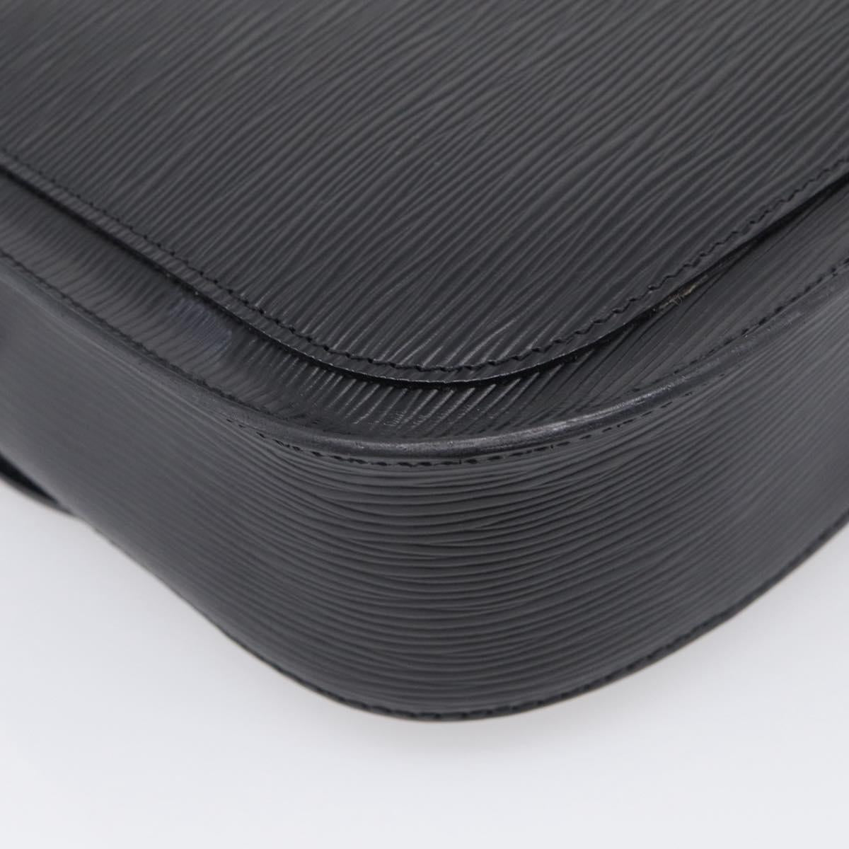 LOUIS VUITTON Epi Saint Cloud GM Shoulder Bag Black M52192 LV Auth ep17103A