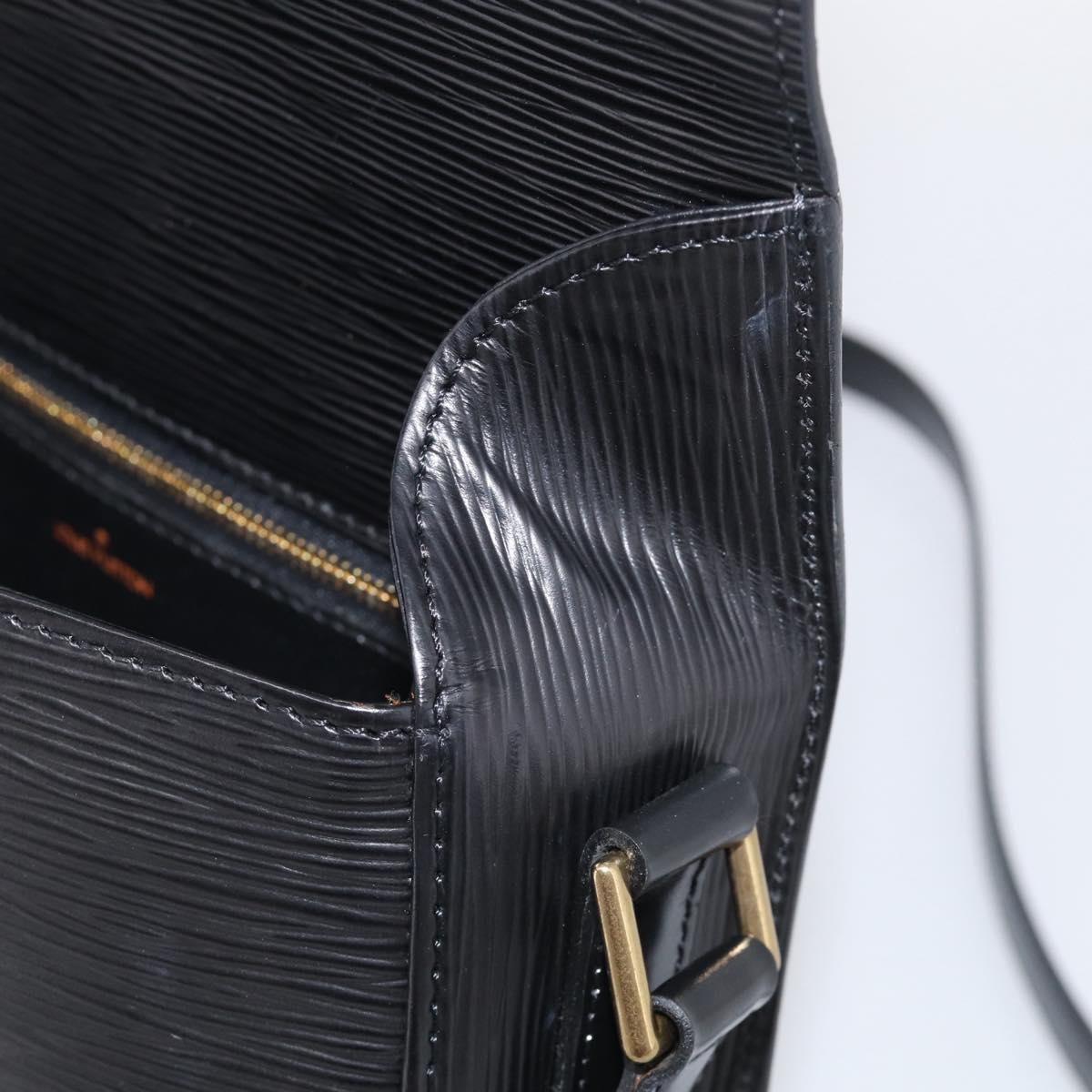 LOUIS VUITTON Epi Saint Cloud GM Shoulder Bag Black M52192 LV Auth ep17103A