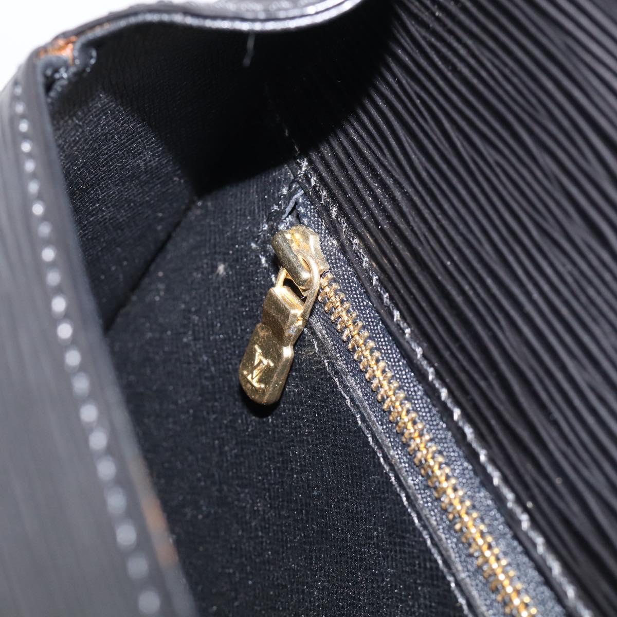LOUIS VUITTON Epi Saint Cloud GM Shoulder Bag Black M52192 LV Auth ep17103A