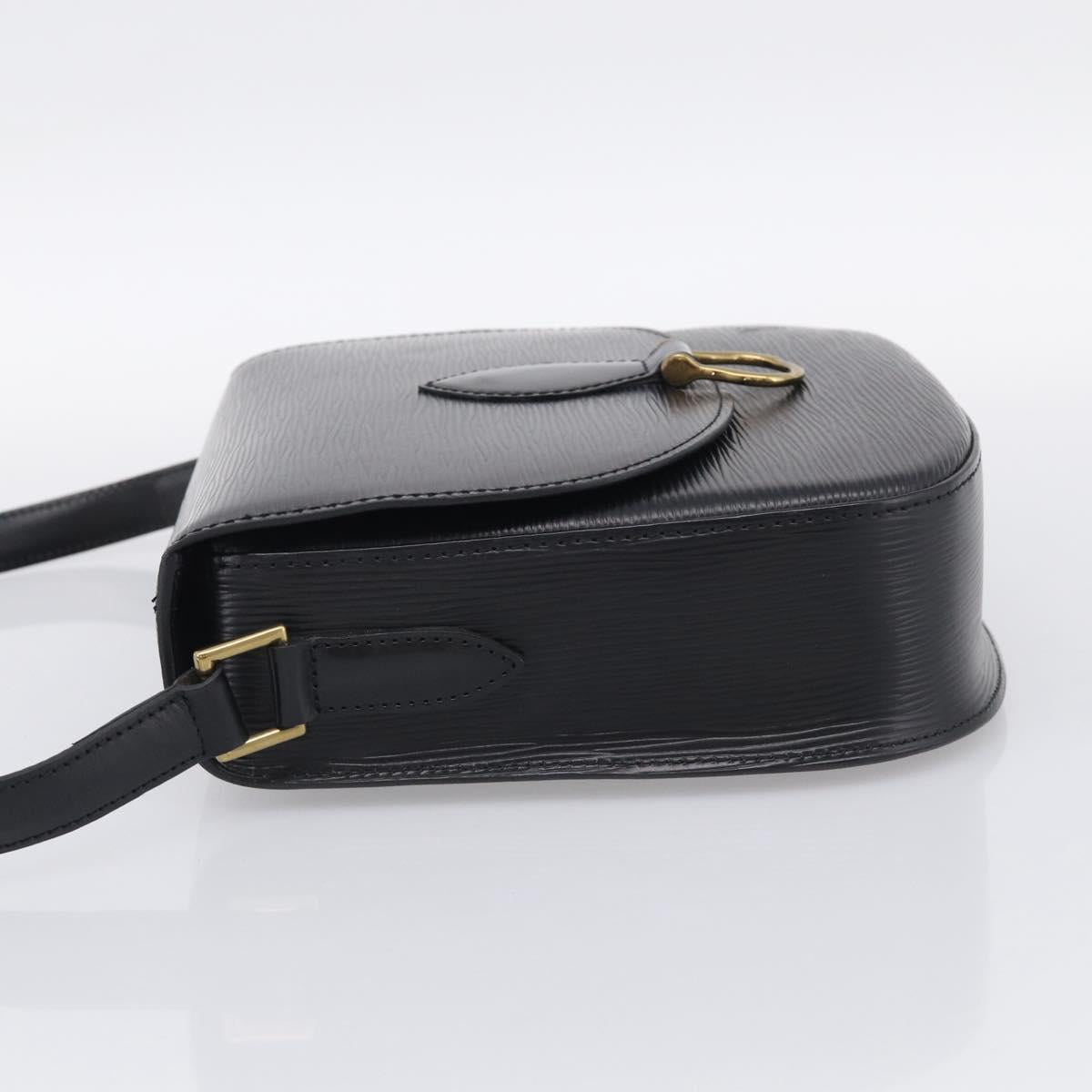 LOUIS VUITTON Epi Saint Cloud GM Shoulder Bag Black M52192 LV Auth ep17103A