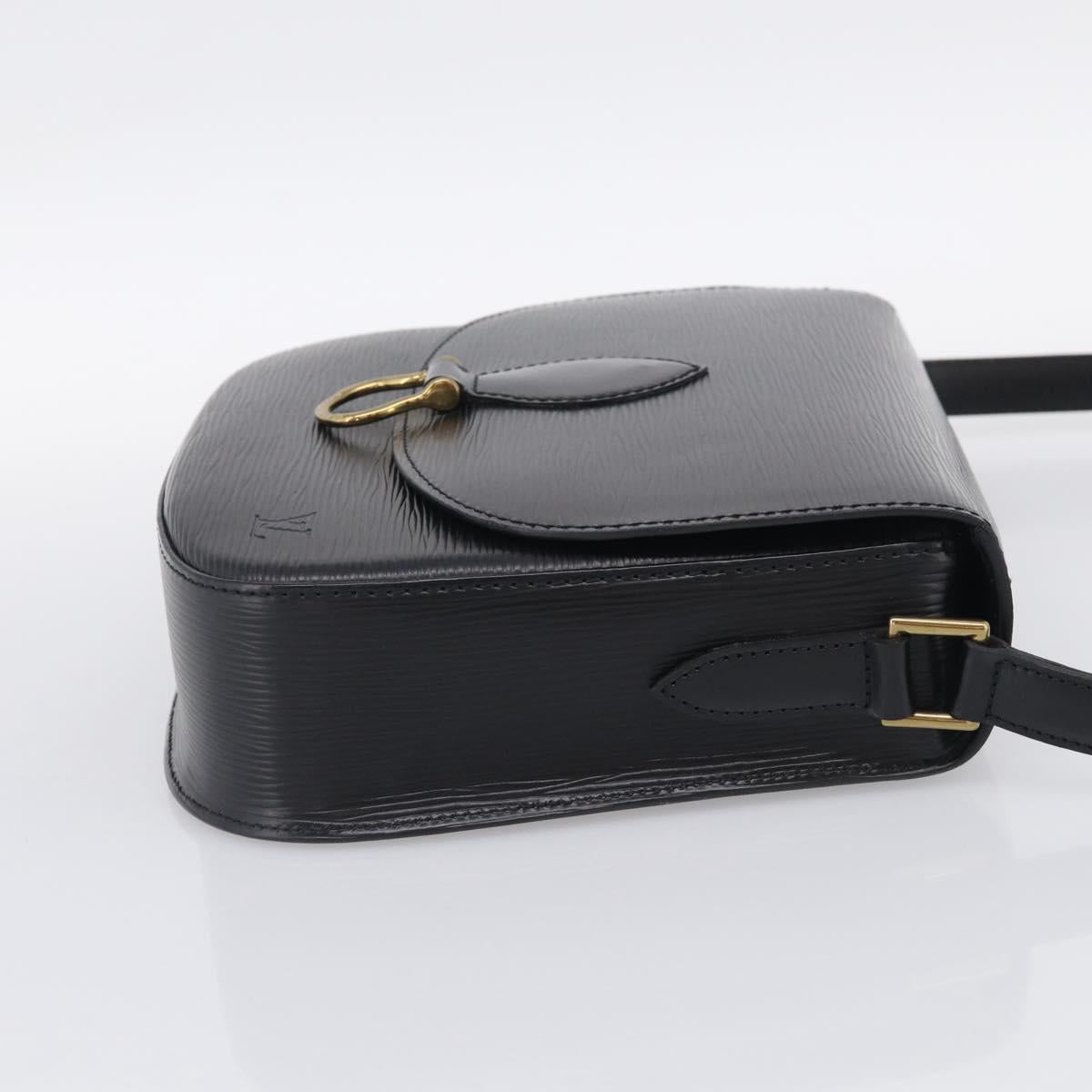 LOUIS VUITTON Epi Saint Cloud GM Shoulder Bag Black M52192 LV Auth ep17103A