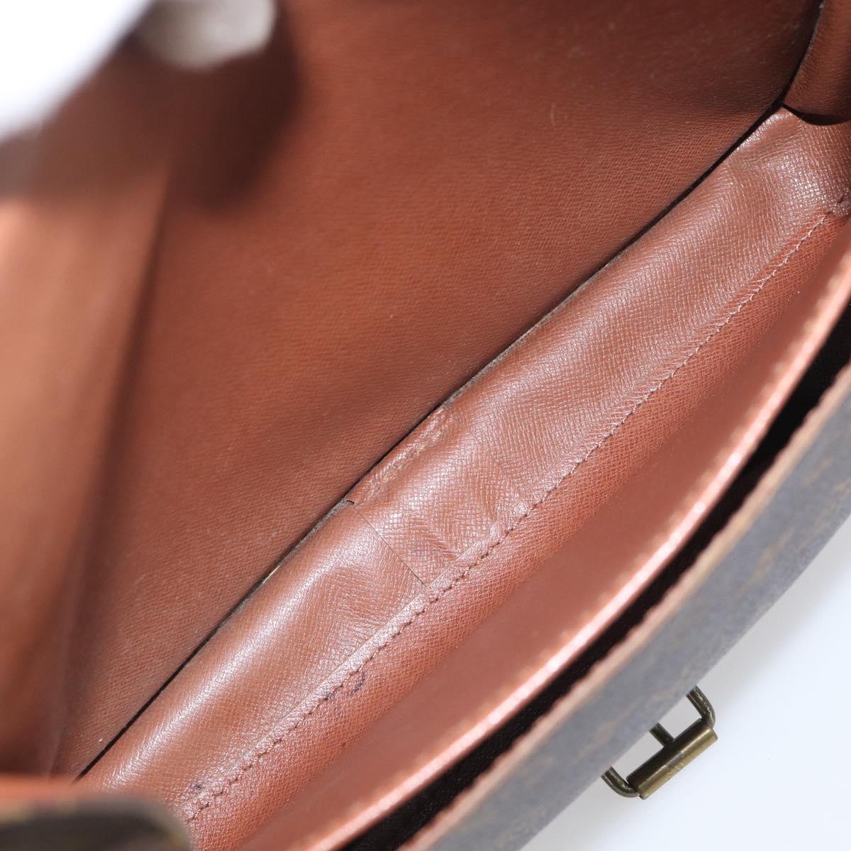 LOUIS VUITTON Monogram Cartouchiere GM Shoulder Bag M51252 LV Auth ep17104