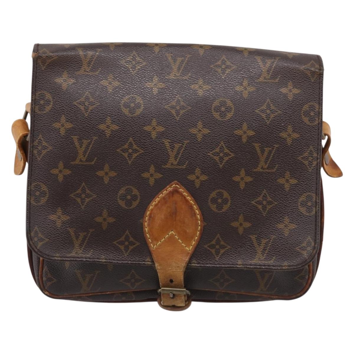 LOUIS VUITTON Monogram Cartouchiere GM Shoulder Bag M51252 LV Auth ep17104