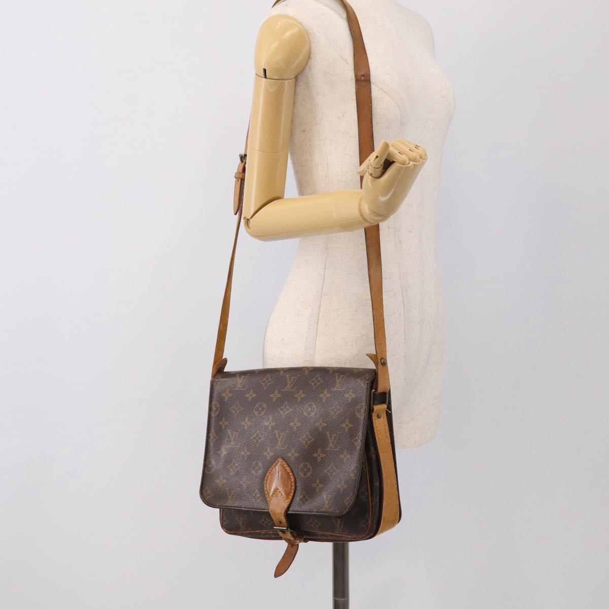 LOUIS VUITTON Monogram Cartouchiere GM Shoulder Bag M51252 LV Auth ep17104