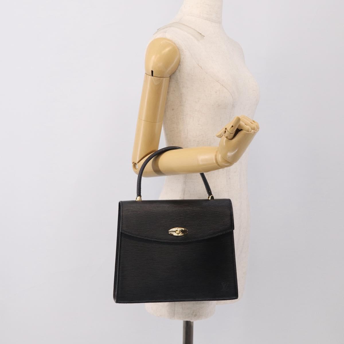 LOUIS VUITTON Epi Malesherbes Hand Bag Black M52372 LV Auth ep17112A
