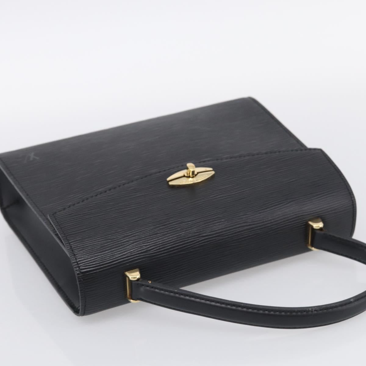 LOUIS VUITTON Epi Malesherbes Hand Bag Black M52372 LV Auth ep17112A