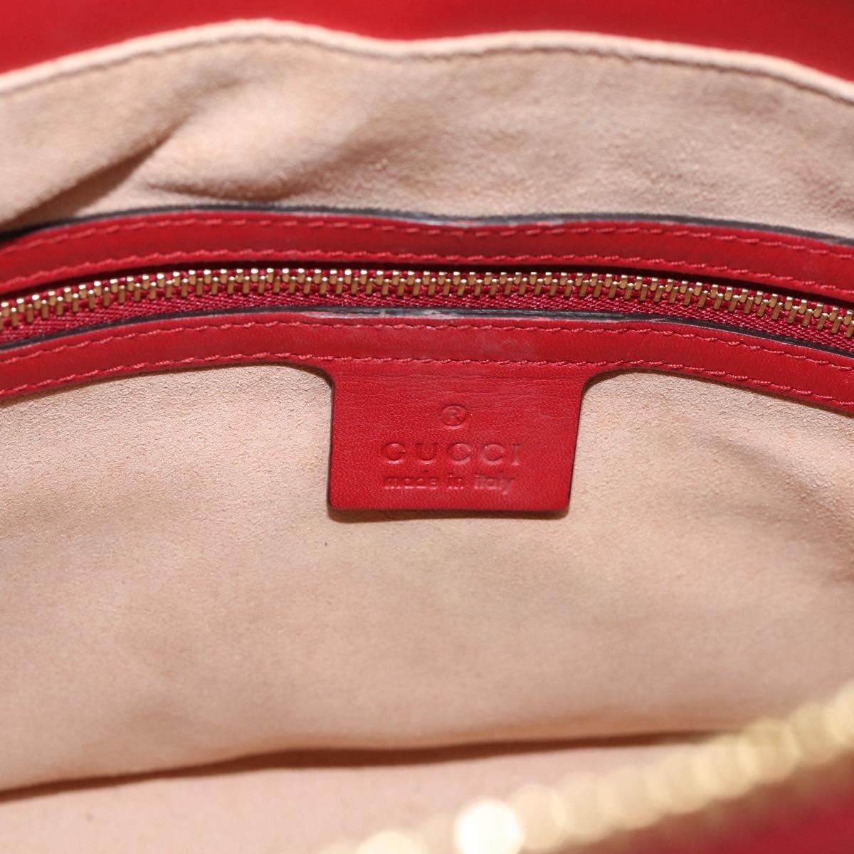 GUCCI GG Supreme Hand Bag PVC 2way Navy Gold 409534 Auth ep17157V